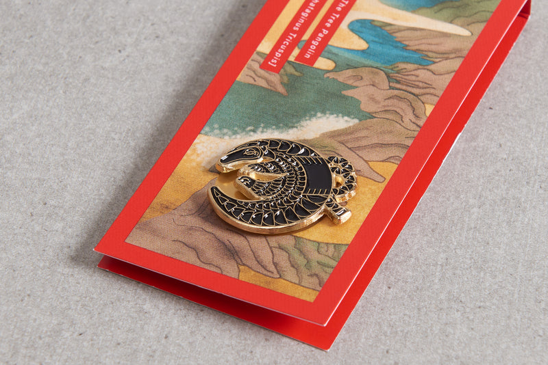 Tree Pangolin (Black Gold edition) Lapel Pin