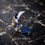 Blue Whale Lapel Pin