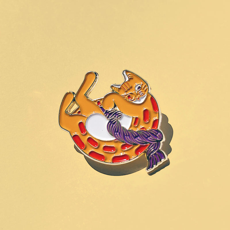 Leopard Cat Lapel Pin