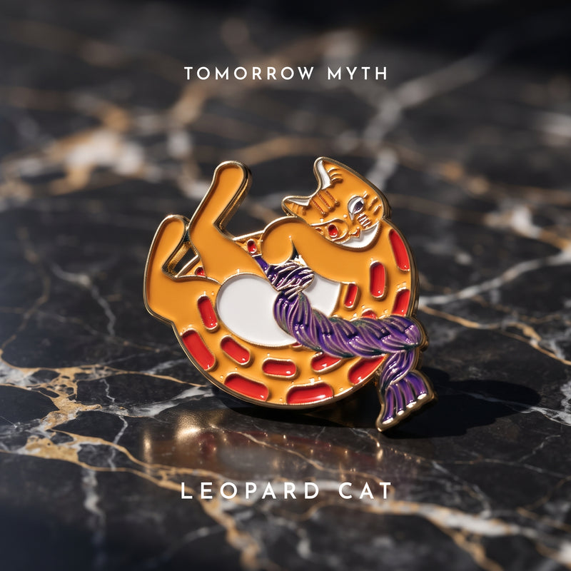 Leopard Cat Lapel Pin